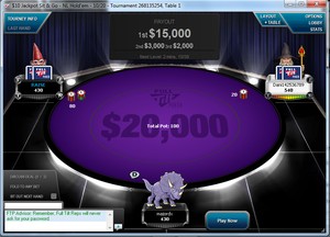 A player wins $15k in a 2000x payout jackpot tournament