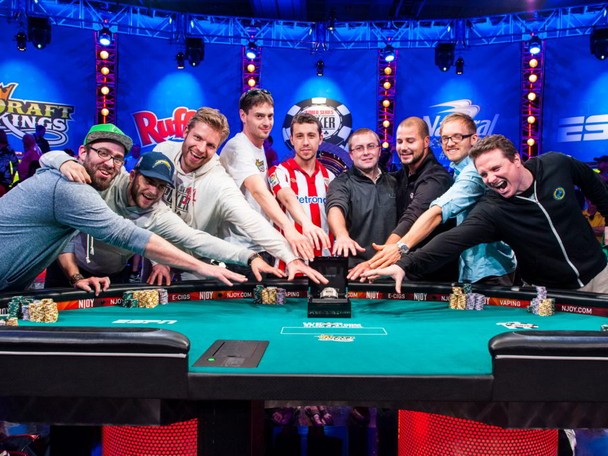 The 2014 WSOP Main Event is down to the final nine. Mark Newhouse has made back to back Main Event final tables for the first time since Dan Harrington in 2003 and 2004. The 2014 WSOP Main Event is down to the final nine. Mark Newhouse has made back to back Main Event final tables for the first time since Dan Harrington in 2003 and 2004.