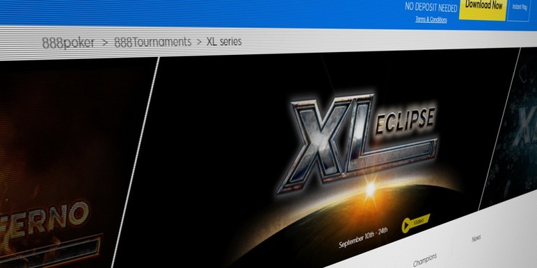 XL Eclipse is the second installment of a new three-part annual tournament series introduced by 888poker this year. XL Eclipse is the second installment of a new three-part annual tournament series introduced by 888poker this year.