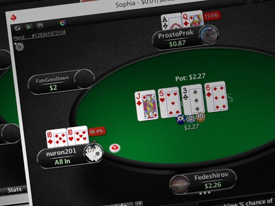 PokerStars Adds All-In Equity Display at the Table