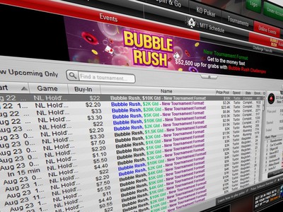 Bubble Rush: PokerStars Gives "Structure Slowdown" Tournaments a Refresh