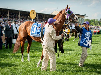 California Chrome Leads the Way in the 2016 TVG Pacific Classic
