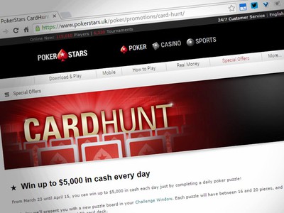PokerStars Goes Bingo with CardHunt Promo