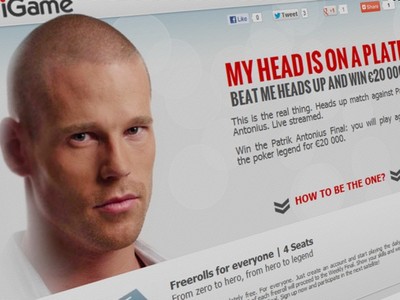 Patrik Antonius has signed a deal to promote new online gaming brand iGame.com. Players have the chance to go up against the ex-FTP pro in a heads-up challenge… Patrik Antonius has signed a deal to promote new online gaming brand iGame.com. Players have the chance to go up against the ex-FTP pro in a heads-up challenge…