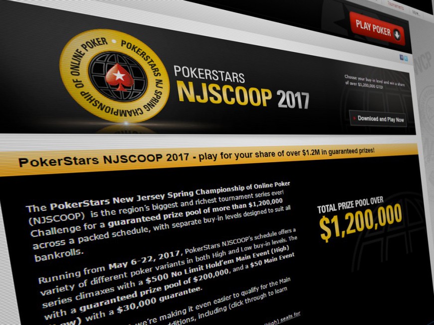 PokerStars Schedules Ambitious $1.2m SCOOP in New Jersey