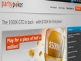 partypoker Tries Another $500k Guaranteed Sunday Major partypoker is again raising the guarantee for its flagship Sunday major tournament to $500k. The special event will run on September 21.