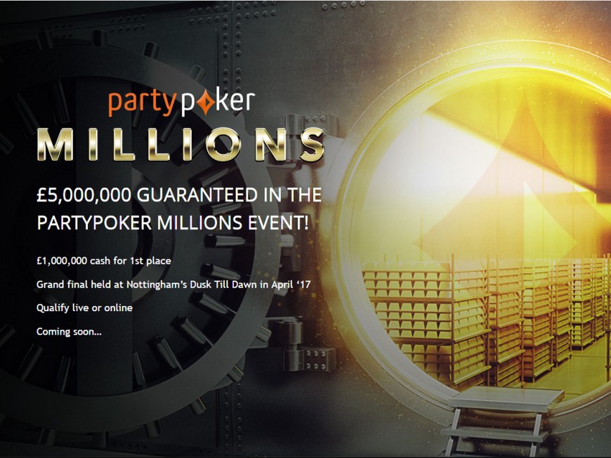 Partypoker, Dusk Till Dawn Announce £5 Million Live/Online Hybrid Tournament Event