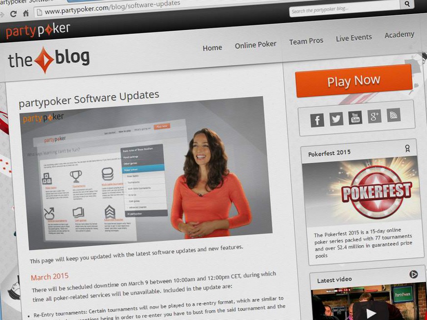 Partypoker Changes Timebanks in Latest Software Update