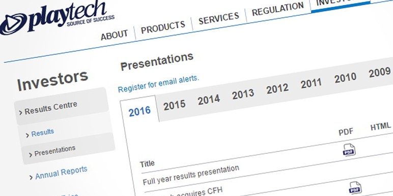 Playtech’s full year financial results for 2016 show revenue from online poker declining 19%, but the company stated that it remained dedicated to the… Playtech’s full year financial results for 2016 show revenue from online poker declining 19%, but the company stated that it remained dedicated to the…