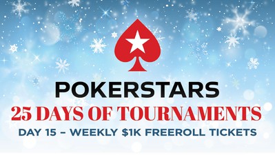Win Your 25 Days of Tournaments Weekly Freeroll Tickets at PokerStars US
