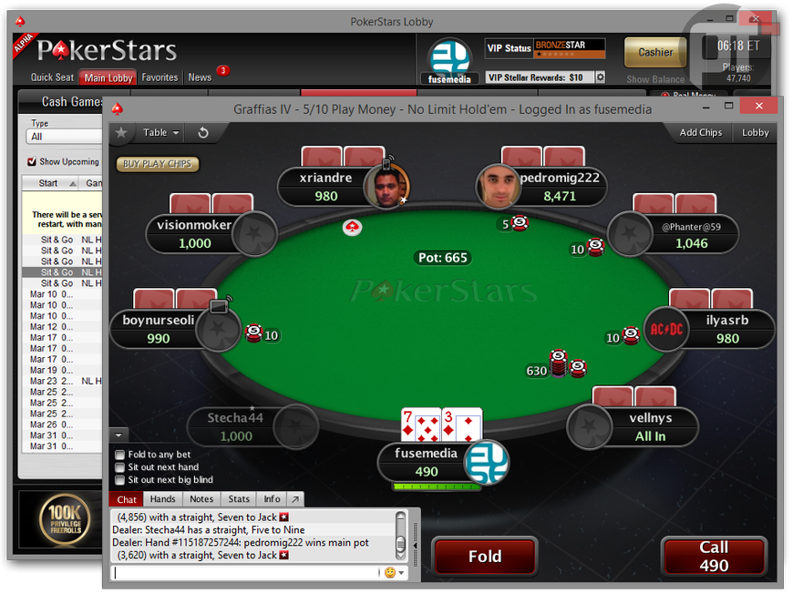 PokerStars 7 Not Before October for Mac Users