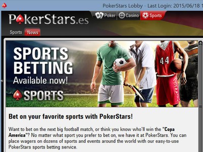 Sports Betting and CAP Games Released on PokerStars Spain