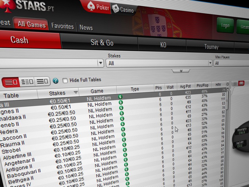 Cash Game Traffic Exceeds Expectations at PokerStars.PT, Portugal's First Ever Licensed Online Poker Room