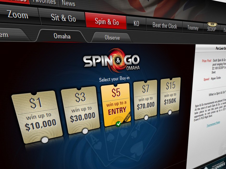 Spin & Gomaha: PokerStars Launches PLO Lottery Sit and Gos