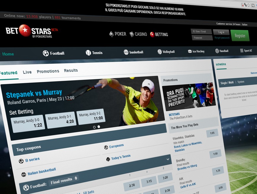 PokerStars Sports Betting Goes Live in Italy