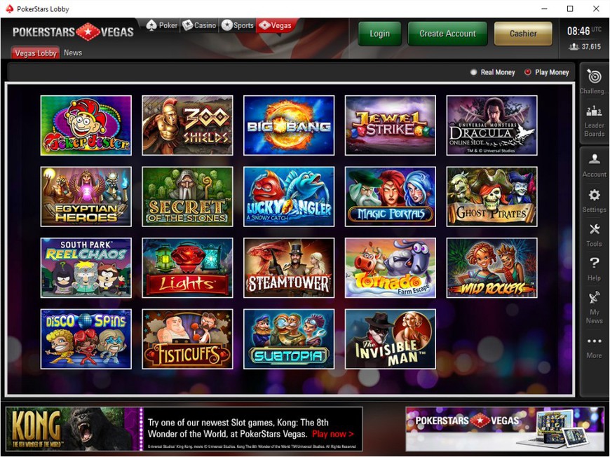 PokerStars Vegas: New Slots Tab Launches in Online Poker Client