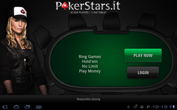 The new PokerStars.it mobile app for Android
