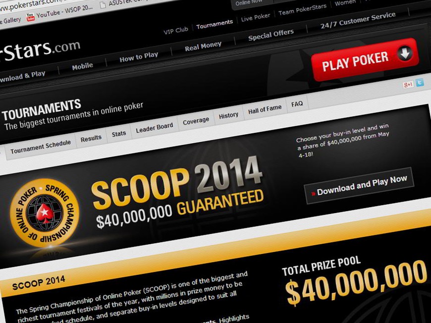 PokerStars Guarantees $40 Million for 2014 Spring Championship of Online Poker