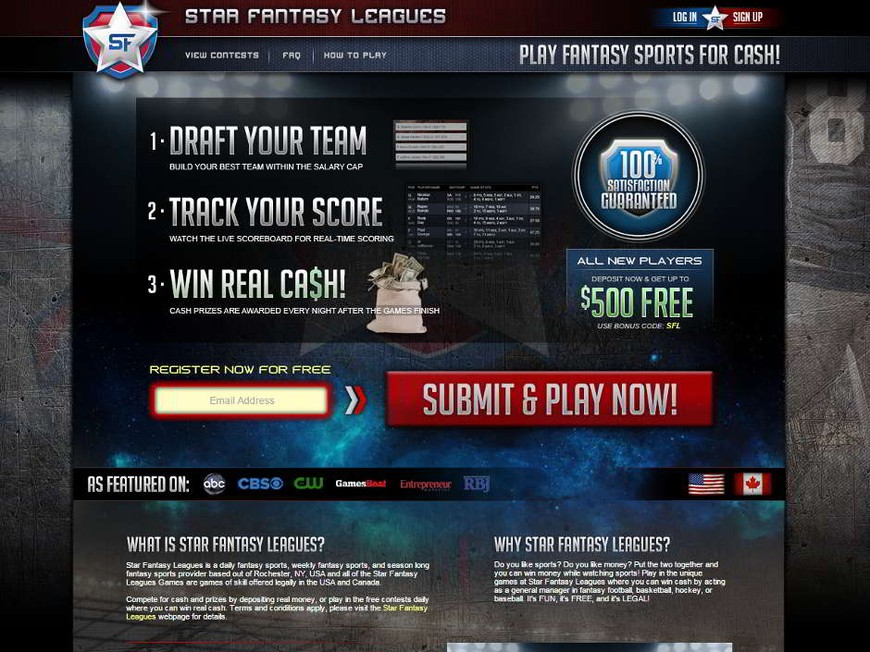 Star Fantasy Leagues Offers Operators a Path to Enter the Daily Fantasy Sports Market