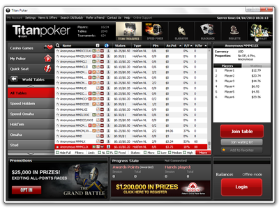 Ipoker poker rooms