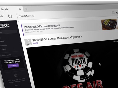 WSOP Europe to be Live Streamed on Twitch