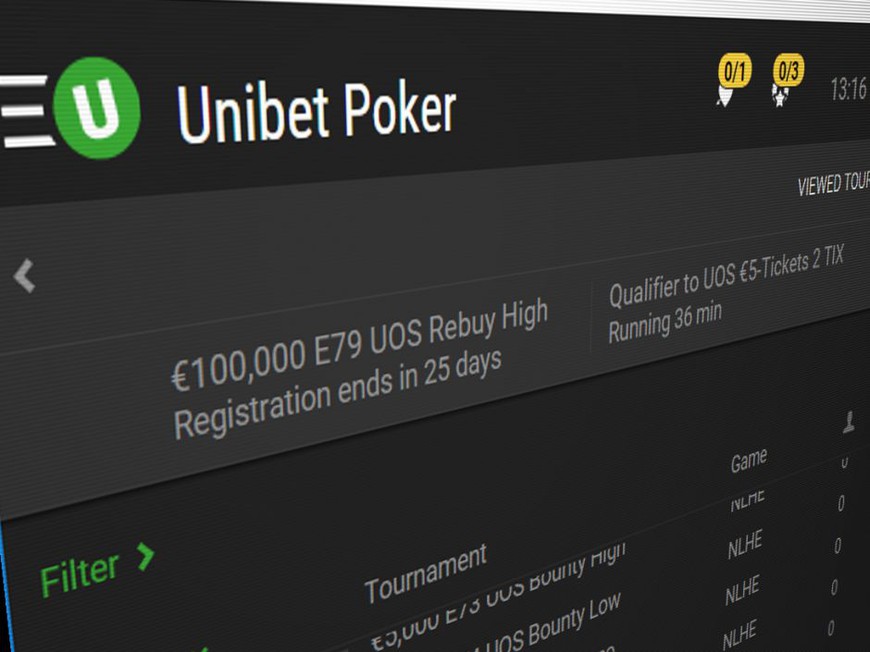 Unibet Reveals First Ever Online Tournament Series