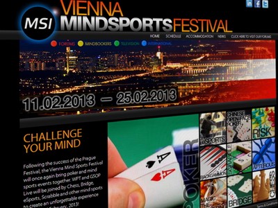 Poker to Feature in Vienna "Mind Sports" Event