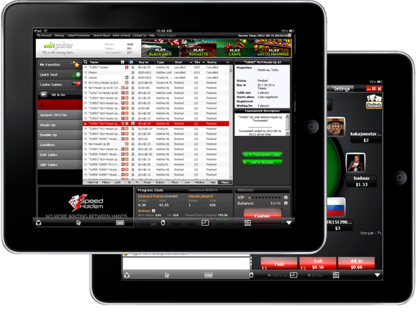 WinPoker offers mobile support for iPoker