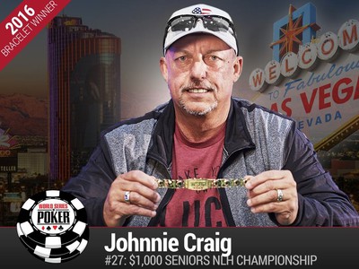 WSOP 2016: Johnnie Craig Wins The Seniors No Limit Hold'em Championship