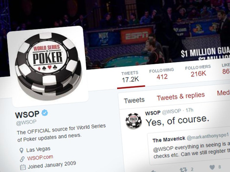 The WSOP Puts Emphasis on Social Media