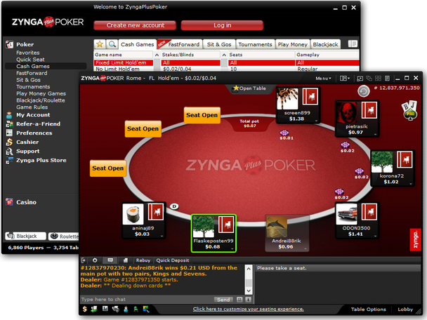 Zynga unveils its real money poker product for Facebook in partnership with Facebook.