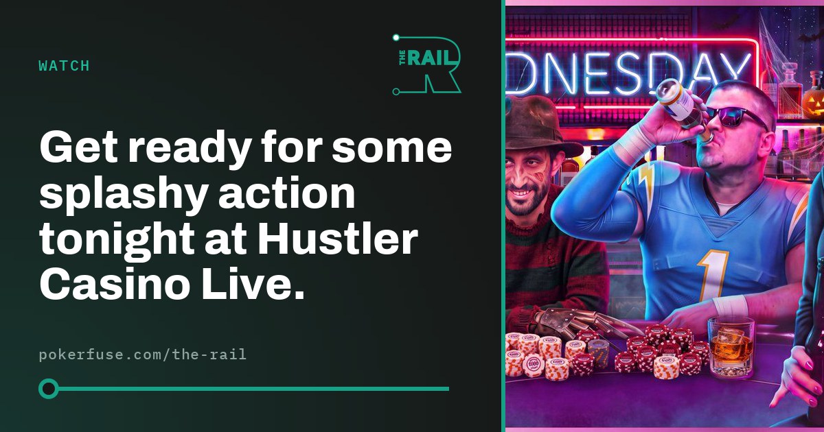Get ready for some splashy action tonight at Hustler Casino Live.