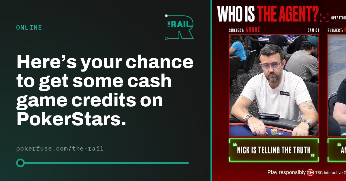 Here’s your chance to get some cash game credits on PokerStars.
