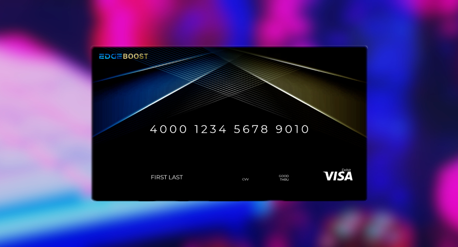 Edge Boost VISA debit card