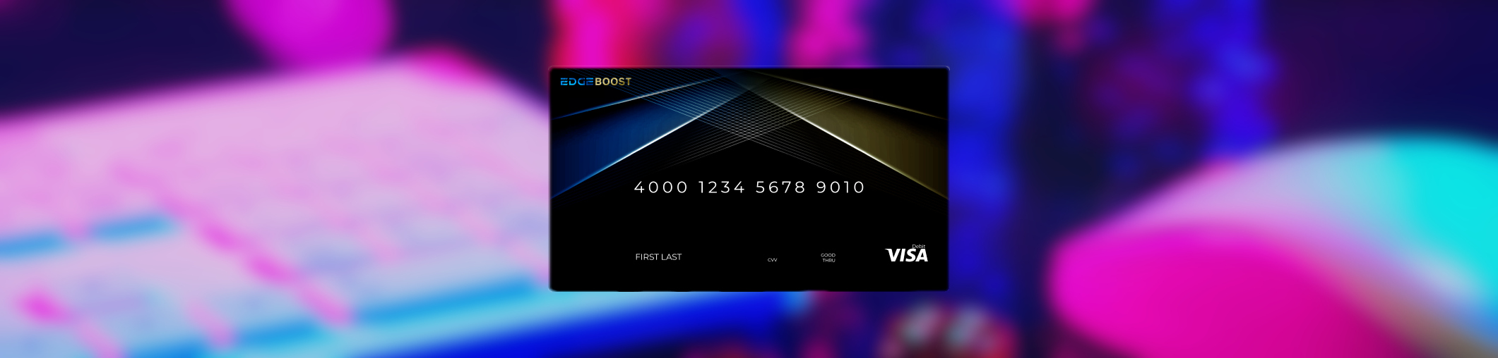 Edge Boost VISA debit card