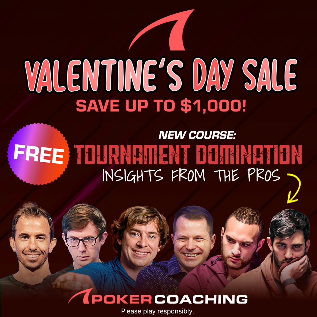 Poker Coaching Valentine Day Sale