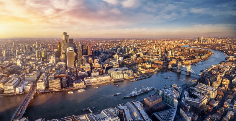 London skyline to depict UK online poker
