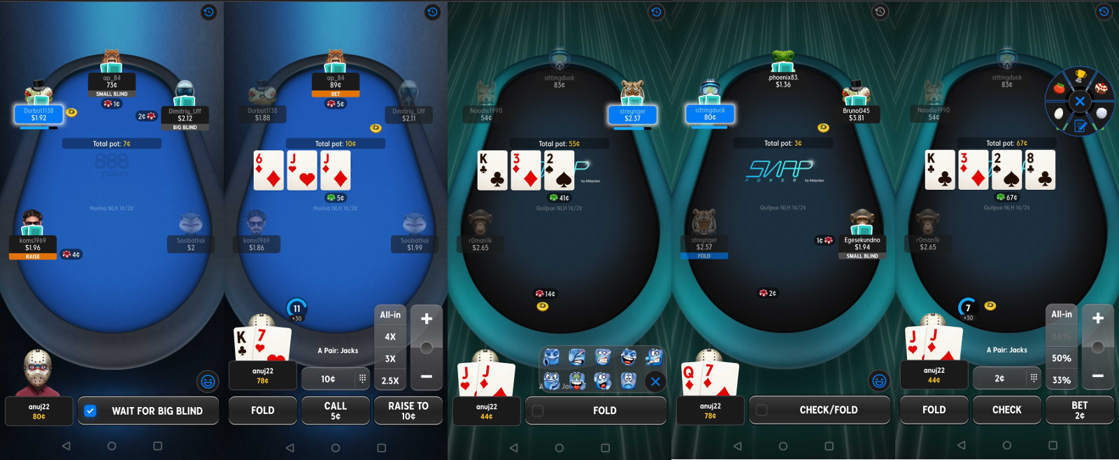 Bet Slider 888 Poker