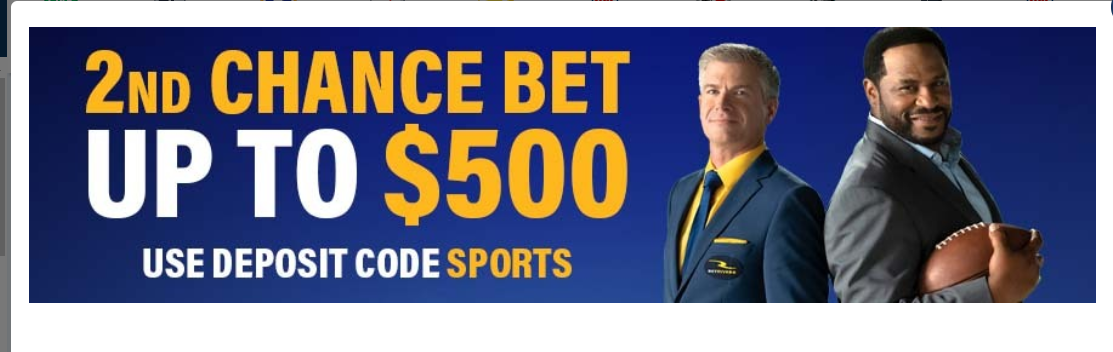 BetRivers Sportsbook $500 Second Chance Bet Bonus Offer