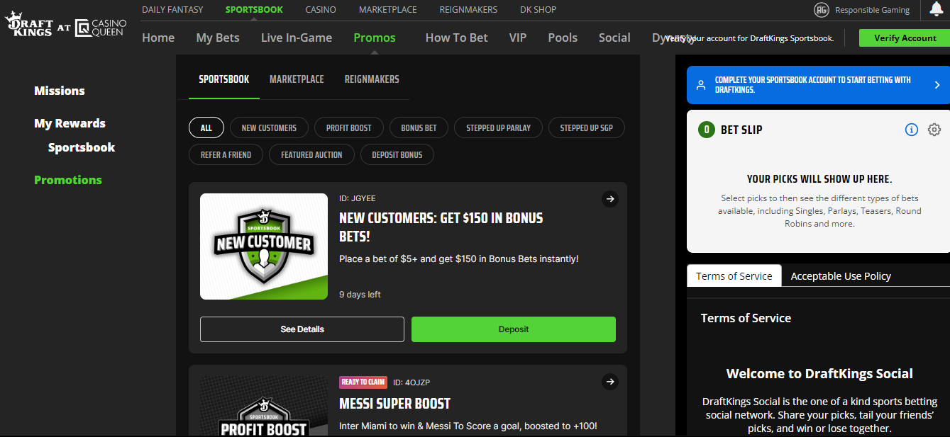 DraftKings  Daily Fantasy Sports and Sportsbook