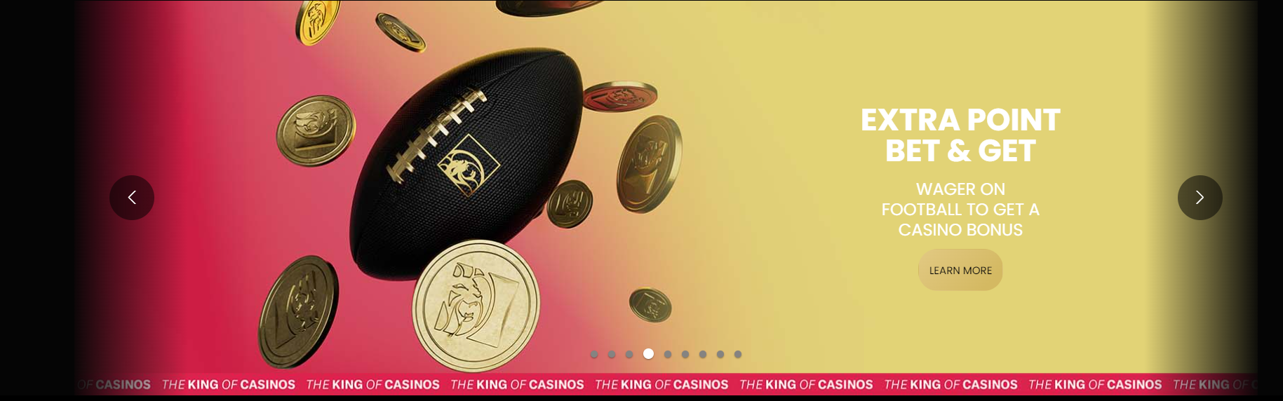 BetMGM Casino Bet $10 Get $5 Bonus