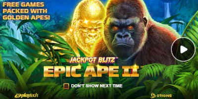 epic ape II progressive slot