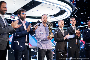 Mike Watson Celebrates his 2nd EPT Main Event Title