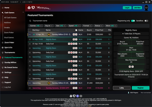 PokerStars FanDuel Poker Featured Tournaments