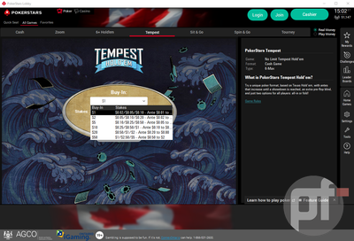 PokerStars Ontario Tempest Hold 'em