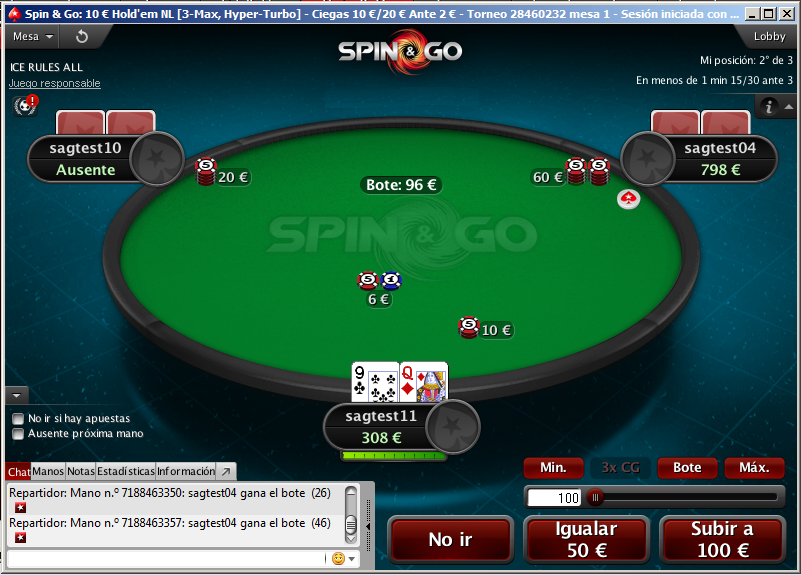 Spins poker