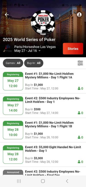 WSOP+ basics