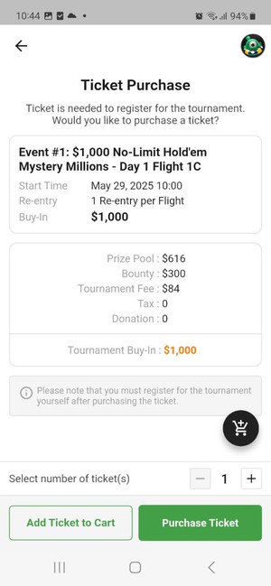 WSOP+ registration