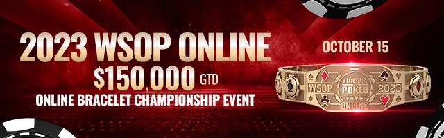 WSOP Mystery Bounty Online Bracelet Championship $150,000 Guaranteed