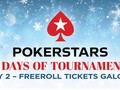 PokerStars 25 Days of Tournaments: Day 2 -- Freeroll Tickets Galore